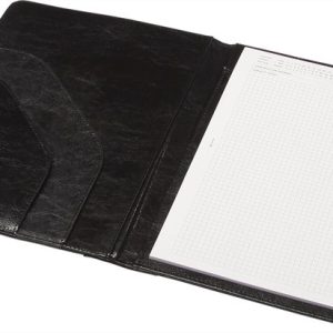 Konferencia mappa, A4, műbőr, 2 oldalrekesz, PANTA PLAST, fekete