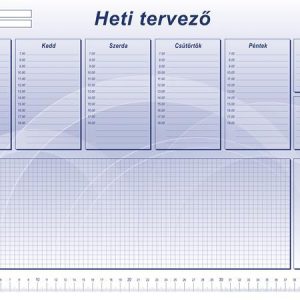 Könyökalátét, 470x330 mm, heti tervezővel, VICTORIA OFFICE