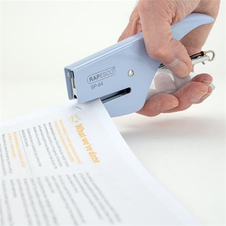 Tűzőgép, kézi, 21/4, 12 lap, RAPESCO "SP-64", kék 4 Tűzőgép, kézi, 21/4, 12 lap, RAPESCO "SP-64", kék - Image 4