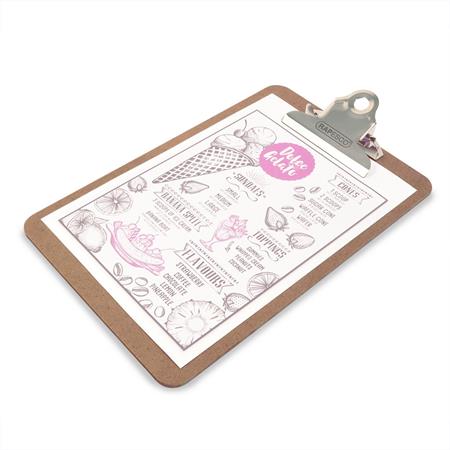 Felírótábla, fa, A5, RAPESCO 3 Normál felírótáblák