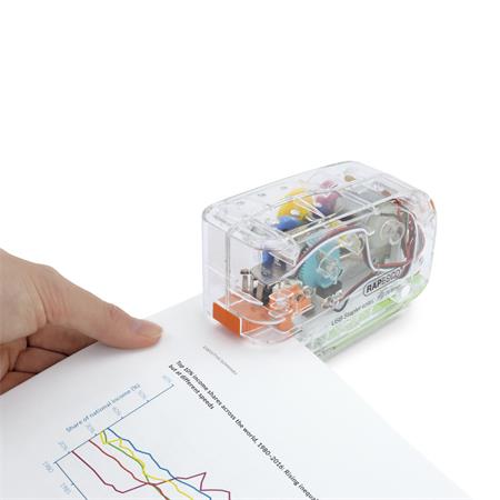 Tűzőgép, 26/6, 15 lap, elemes, USB töltővel, RAPESCO "626EL", átlátszó 2 Tűzőgép, 26/6, 15 lap, elemes, USB töltővel, RAPESCO "626EL", átlátszó