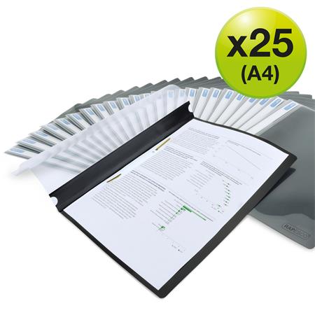 Gyorsfűző, PP, A4, RAPESCO "Eco", fekete 1 RAPESCO