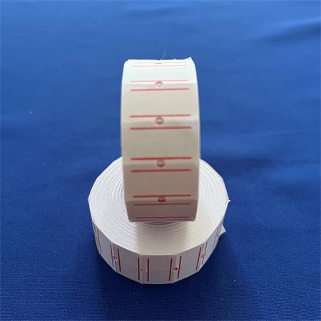 Árazószalag, 21x12 mm, "Motex", csíkos 1 .