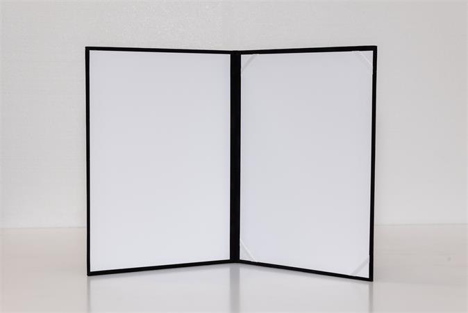 Oklevéltartó, A4, exkluzív, plüss, aranyozva, fekete 3 Dokumentum tárolók