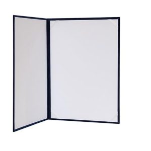 Oklevéltartó, A4, exkluzív, plüss, kék