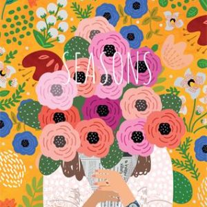 Füzet, tűzött, A4, vonalas, 80 lap, COOL BY VICTORIA, "Seasons"