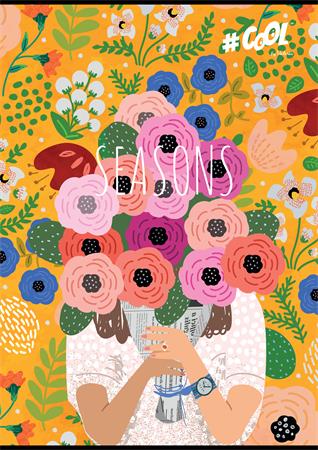 Füzet, tűzött, A4, vonalas, 80 lap, COOL BY VICTORIA, "Seasons" 2 Füzet, tűzött, A4, vonalas, 80 lap, COOL BY VICTORIA, "Seasons"