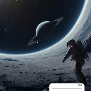 Füzet, tűzött, A5, kockás, 32 lap, COOL BY VICTORIA "Man on the Moon ", "27-32"