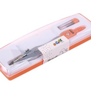 Körző, heggyel, COOL BY VICTORIA, vegyes színek