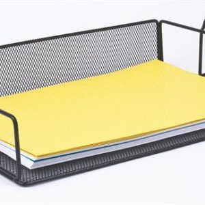 Irattálca, fémhálós, VICTORIA OFFICE, fekete