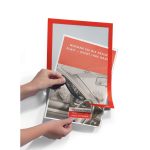 Infókeret A4, Durable Duraframe® piros - Image 2