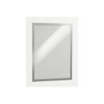 Információs tábla Durable Duraframe A/3 öntapadó hátlappal és mágneses kerettel 2 db/csomag ezüst - Image 5