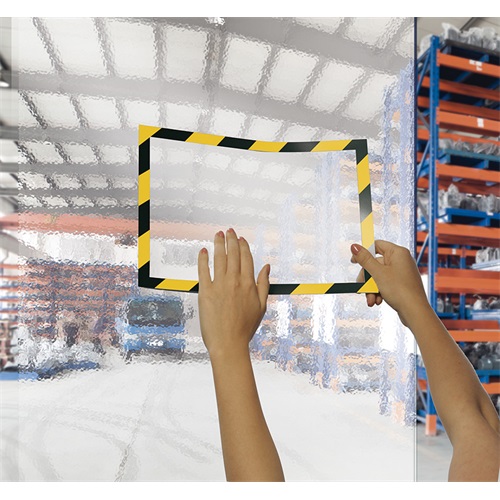 Információs tábla Durable Duraframe Security A/4 öntapadó hátlappal és mágneses kerettel sárga-fek 2 Információs tábla Durable Duraframe Security A/4 öntapadó hátlappal és mágneses kerettel sárga-fek - Image 2