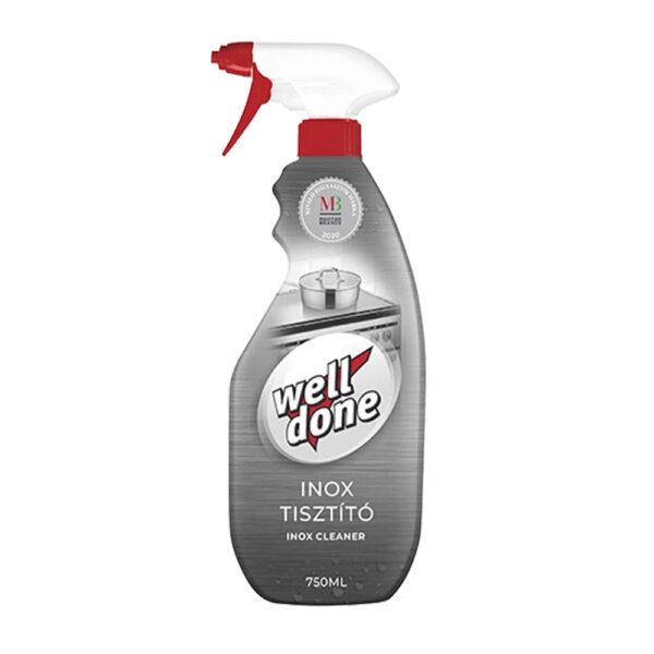 Inox tisztito szorofejes 750 ml Well Done i522209