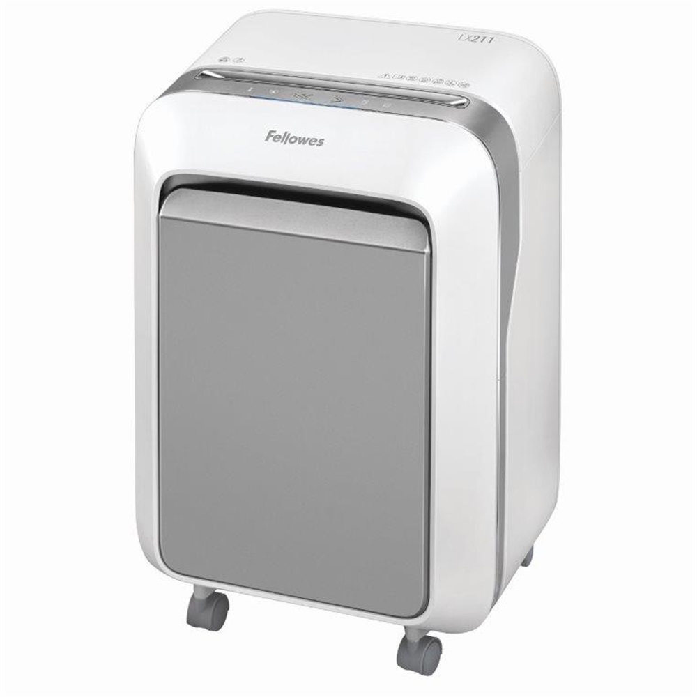 Iratmegsemmisítő, 14lap, mikrokonfetti vágás 2x12mm, Fellowes® Powershred LX211, fehér 3 Iratmegsemmisítő, 14lap, mikrokonfetti vágás 2x12mm, Fellowes® Powershred LX211, fehér - Image 3