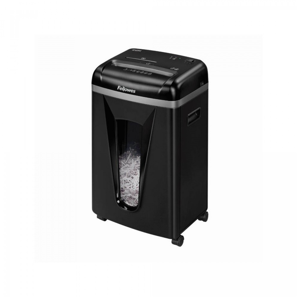 Iratmegsemmisítő, 9lap, mikrokonfetti vágás 2x12mm, Fellowes® Microshred 450M 4 Iratmegsemmisítő, 9lap, mikrokonfetti vágás 2x12mm, Fellowes® Microshred 450M - Image 4