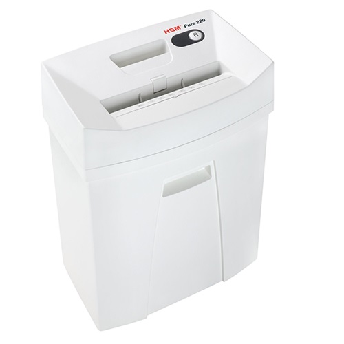 Iratmegsemmisítő HSM Pure 220 3,9mm 1 Iratmegsemmisítő HSM Pure 220 3,9mm