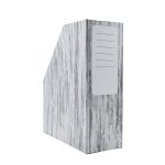 Iratpapucs 9cm, karton, Bluering® textil szürke - Image 2