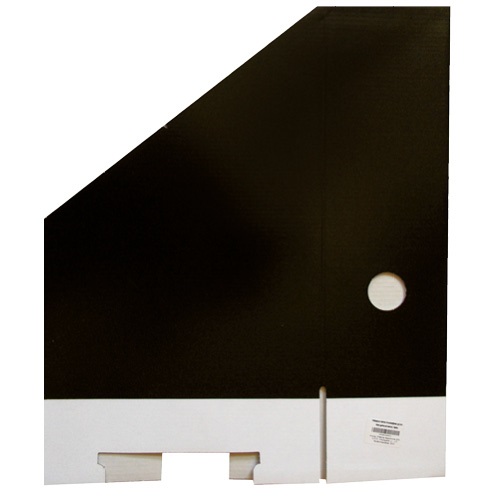 Iratpapucs A/4 hajtogatós 8 cm gerinccel fekete 1 Iratpapucs A/4 hajtogatós 8 cm gerinccel fekete