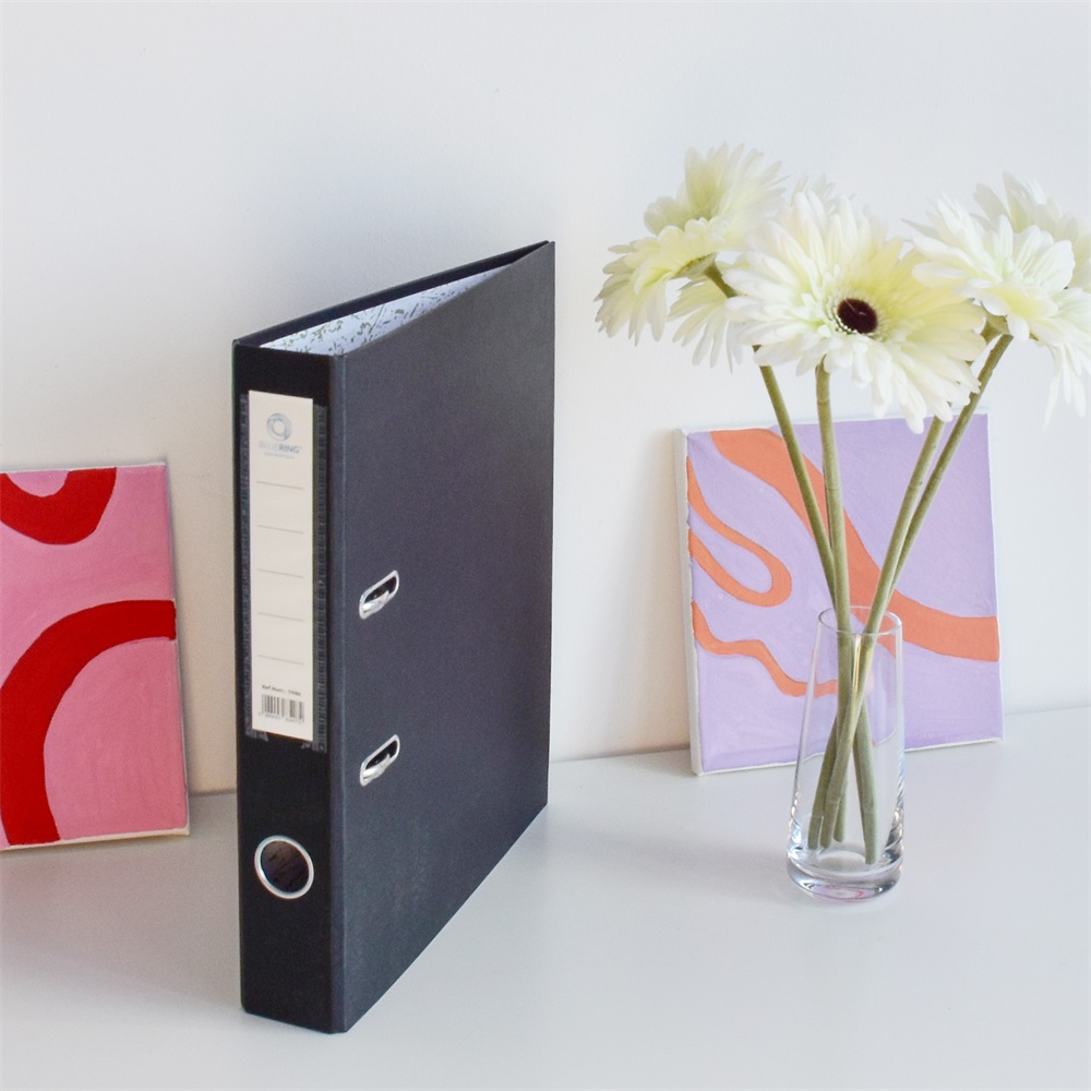 Iratrendező A4, 5cm,lapraszerelt, Bluering® Smart fekete 3 Iratrendező A4, 5cm,lapraszerelt, Bluering® Smart fekete - Image 3