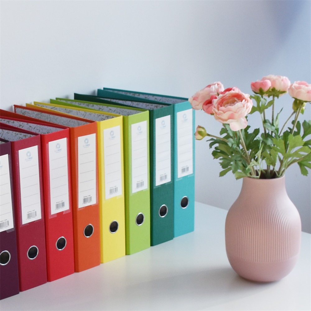 Iratrendező A4, 7,5cm, Bluering® türkiz 4 Iratrendező A4, 7,5cm, Bluering® türkiz - Image 4