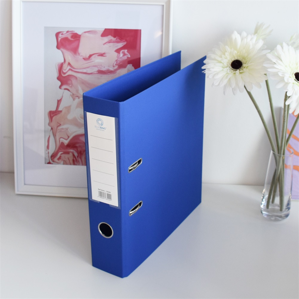 Iratrendező A4, 7,5cm, két oldalt PP borítás, Bluering® Premium kék 3 Iratrendező A4, 7,5cm, két oldalt PP borítás, Bluering® Premium kék - Image 3