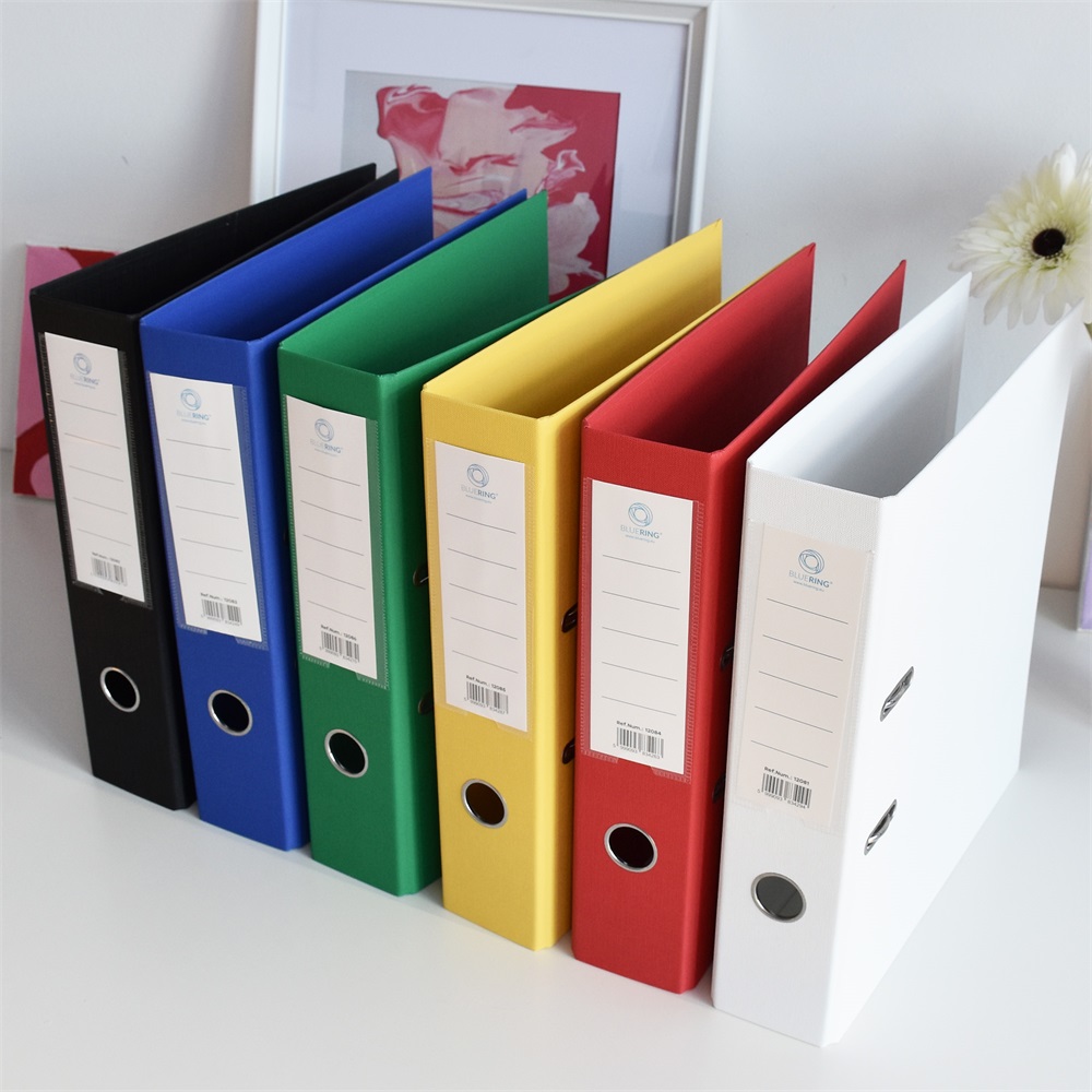 Iratrendező A4, 7,5cm, két oldalt PP borítás, Bluering® Premium kék 4 Iratrendező A4, 7,5cm, két oldalt PP borítás, Bluering® Premium kék - Image 4