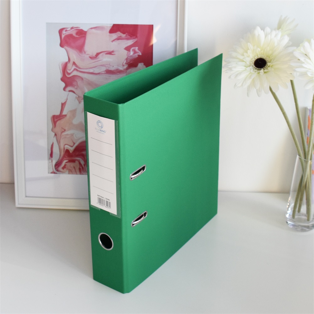 Iratrendező A4, 7,5cm, két oldalt PP borítás, Bluering® Premium zöld 3 Iratrendező A4, 7,5cm, két oldalt PP borítás, Bluering® Premium zöld - Image 3