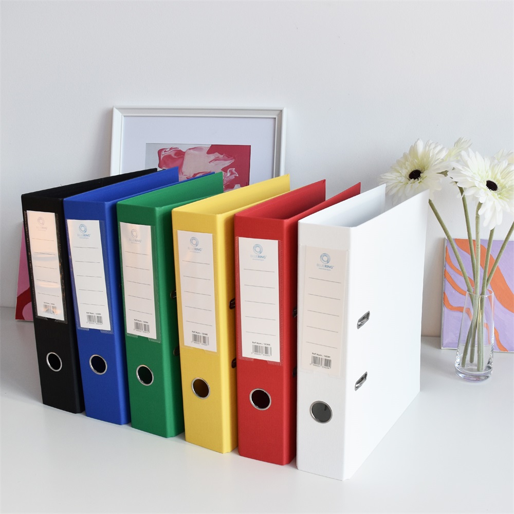 Iratrendező A4, 7,5cm, két oldalt PP borítás,lapraszerelt, Bluering® Premium fehér 6 Iratrendező A4, 7,5cm, két oldalt PP borítás,lapraszerelt, Bluering® Premium fehér - Image 6