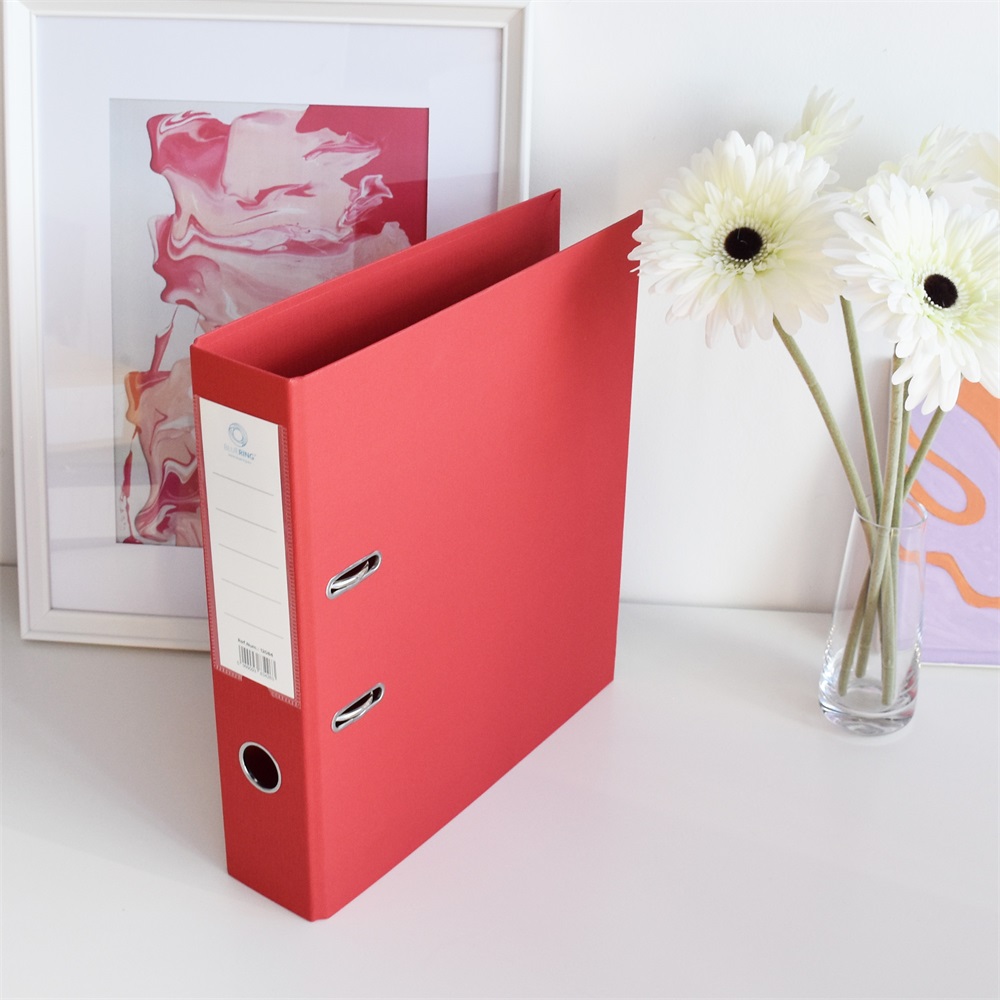 Iratrendező A4, 7,5cm, két oldalt PP borítás,lapraszerelt, Bluering® Premium piros 3 Iratrendező A4, 7,5cm, két oldalt PP borítás,lapraszerelt, Bluering® Premium piros - Image 3