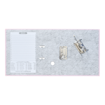 Iratrendező A4, 7,5cm,lapraszerelt, Bluering® Smart rózsaszín - Image 2