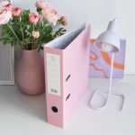 Iratrendező A4, 7,5cm,lapraszerelt, Bluering® Smart rózsaszín - Image 3