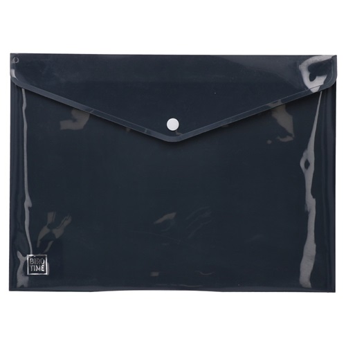 Irattartó tasak BiroTime A/4 patentos fekete 1 Irattartó tasak BiroTime A/4 patentos fekete