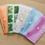 Irattartó tasak DL `csekk` patentos PP Bluering® transzparens narancs - Image 3