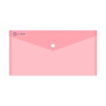 Irattartó tasak DL `csekk` patentos PP Bluering® transzparens piros - Image 2