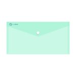 Irattartó tasak DL `csekk` patentos PP Bluering® transzparens zöld - Image 2