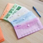 Irattartó tasak DL `csekk` patentos PP Bluering® transzparens zöld - Image 4