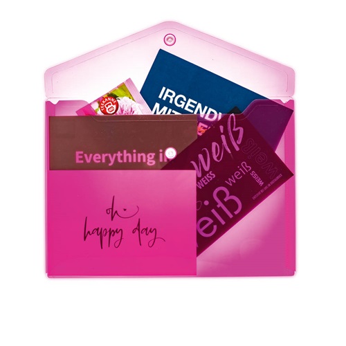 Irattartó tasak Herma A/5 25x18 cm patentos pink 3 Irattartó tasak Herma A/5 25x18 cm patentos pink - Image 3