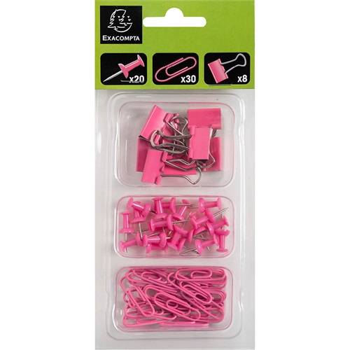 Irodai szett Exacompta Iderama 58 db-os pink 1 Irodai szett Exacompta Iderama 58 db-os pink