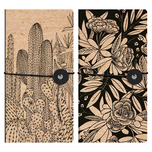 Jegyzetfüzet Clairefontaine Le Cerisier Blanc 9x18cm, 40 lapos, sima, vegyes minta 1 Jegyzetfüzet Clairefontaine Le Cerisier Blanc 9x18cm, 40 lapos, sima, vegyes minta