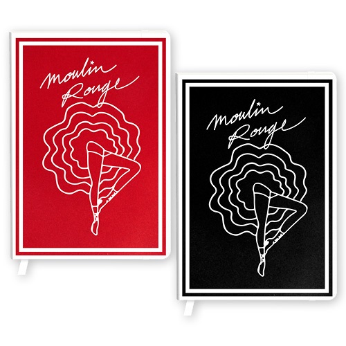 Jegyzetfüzet Clairefontaine Moulin Rouge A/5, 64 lapos, vonalas, vegyes minta 1 Jegyzetfüzet Clairefontaine Moulin Rouge A/5, 64 lapos, vonalas, vegyes minta