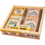 Jegyzettömb Centrum CAPYBARA spirálos, 64 lapos, 8.7x11.3cm