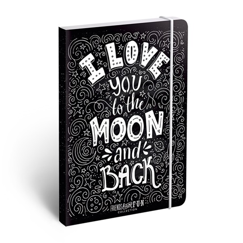 Jegyzettömb Friends Have Fun Quote A/6 minibook gumis 3 Jegyzettömb Friends Have Fun Quote A/6 minibook gumis - Image 3