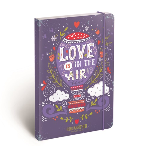 Jegyzettömb Friends Have Fun Quote A/6 minibook gumis 4 Jegyzettömb Friends Have Fun Quote A/6 minibook gumis - Image 4