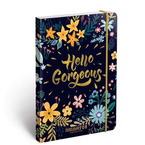 Jegyzettömb Friends Have Fun Quote A/6 minibook gumis 5 Jegyzettömb Friends Have Fun Quote A/6 minibook gumis - Image 5