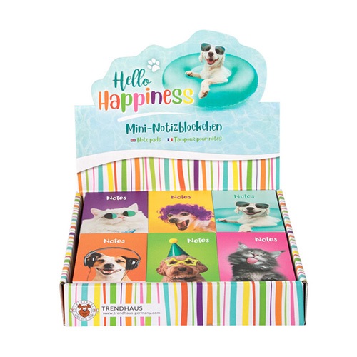 Jegyzettömb Trendhaus Happiness Mini 40 lapos, 6 féle 2 Jegyzettömb Trendhaus Happiness Mini 40 lapos, 6 féle - Image 2