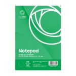 Jegyzettömb ragasztott, A4, 50lap, Bluering® sima - Image 3