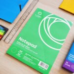 Jegyzettömb ragasztott, A4, 50lap, Bluering® sima - Image 4