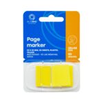 Jelölőcímke 25x45mm, 50lap, műanyag Bluering® sárga - Image 2