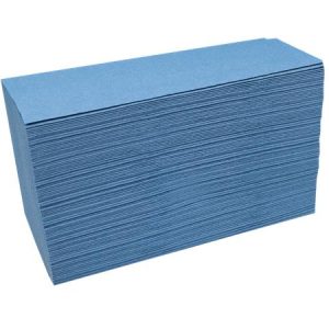 Kéztörlő, Z hajtogatott, 1 rétegű, 250 lap, KATRIN, kék